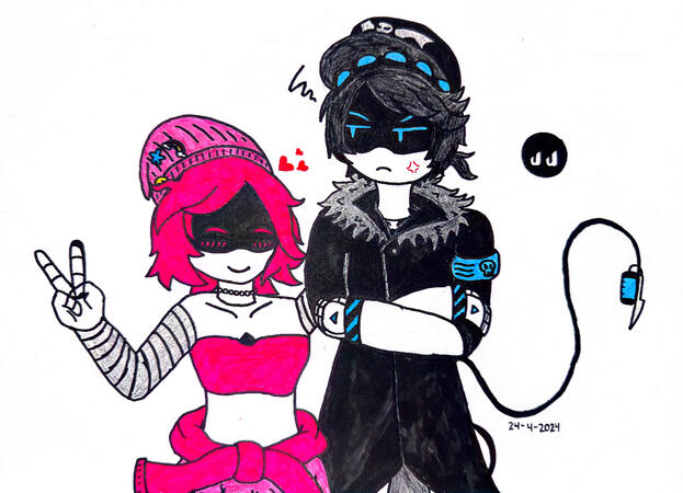 NanaraUwU's Murder Drones Swap!AU Fanart [24 April 2024]