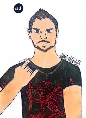 Adam Gontier Doodle [22 May 2024]